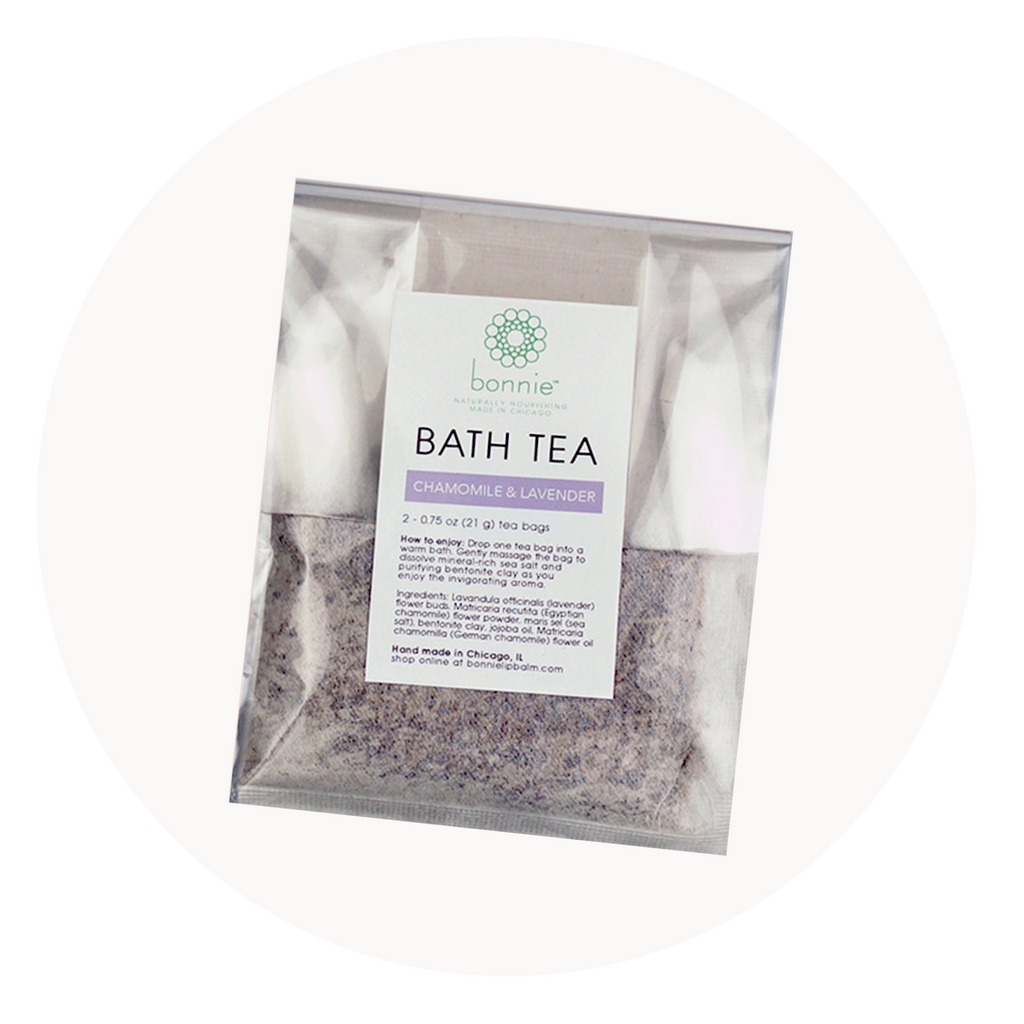 Chamomile and lavender bath tea